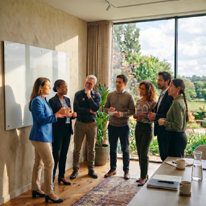 Team coaching session